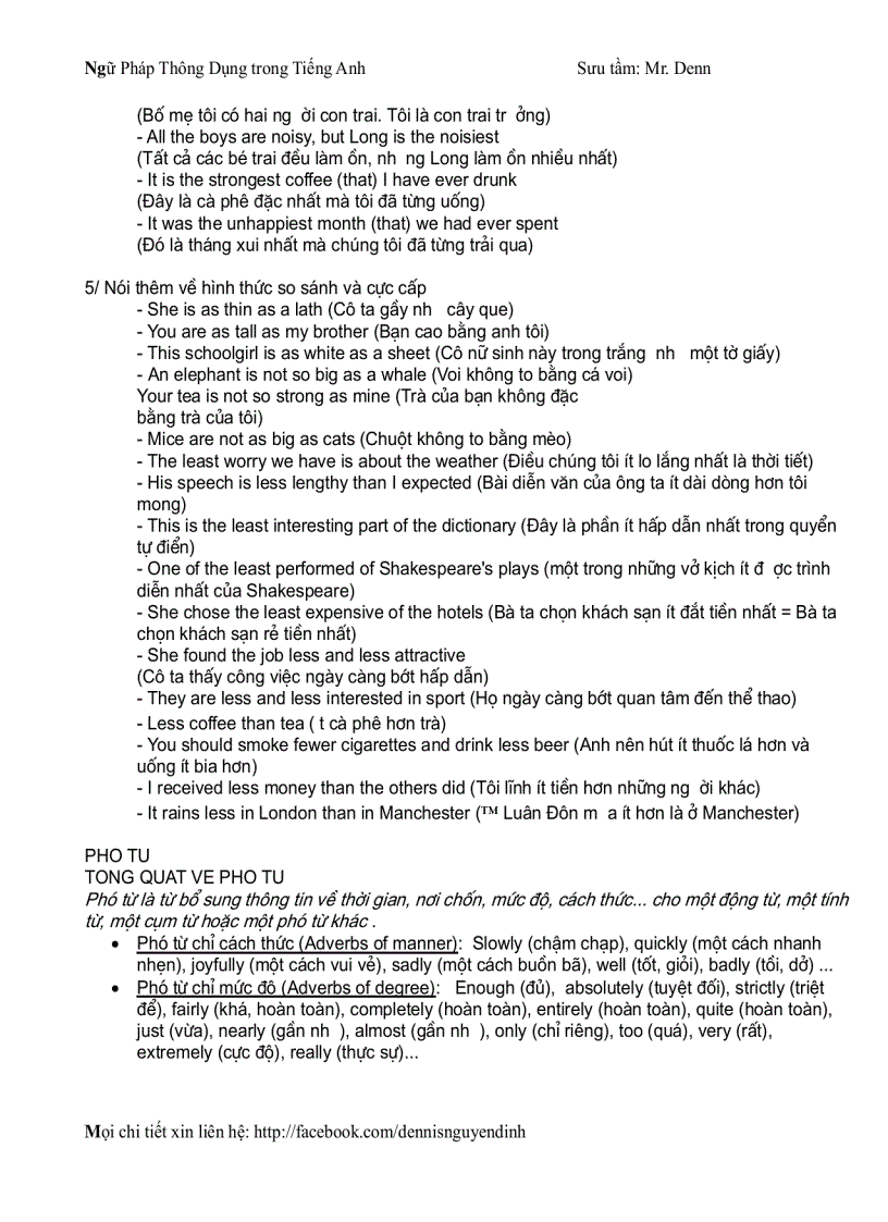 image for page Học Ngữ pháp tiếng anh đơn giản