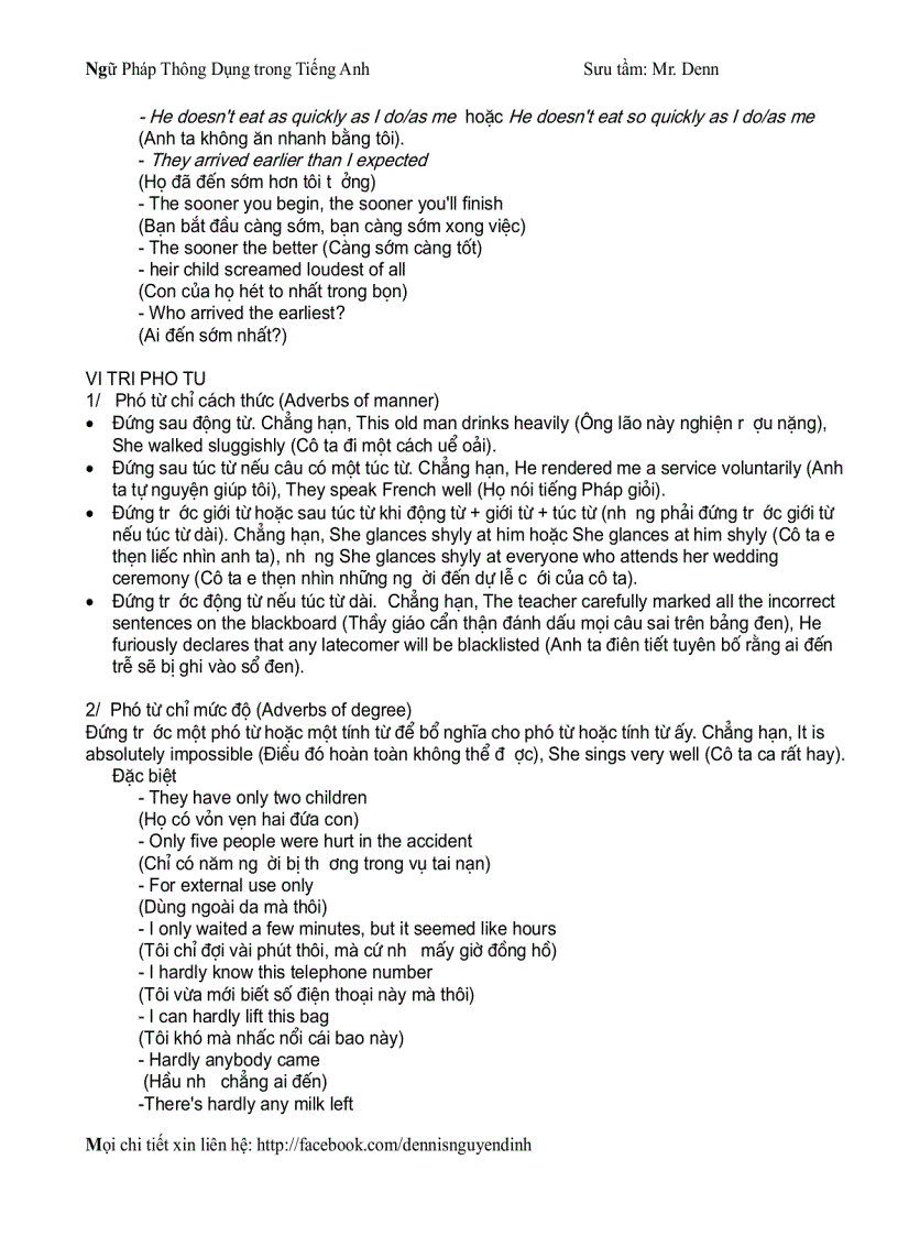 image for page Học Ngữ pháp tiếng anh đơn giản