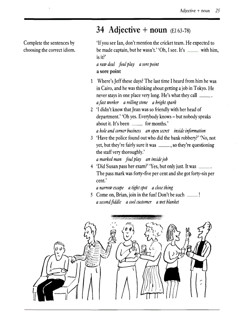 image for page English Idioms Exercises on idioms