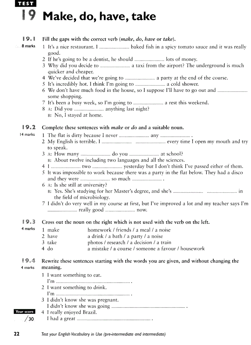 image for page Test your english vocabulary in use pre intermedia intermedia