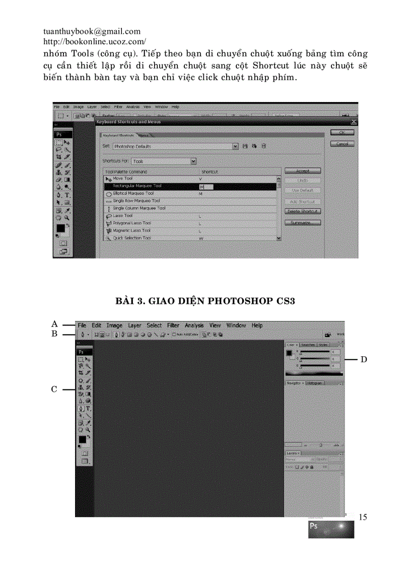 image for page Sách hướng dẫn học Adobe Photoshop CS3