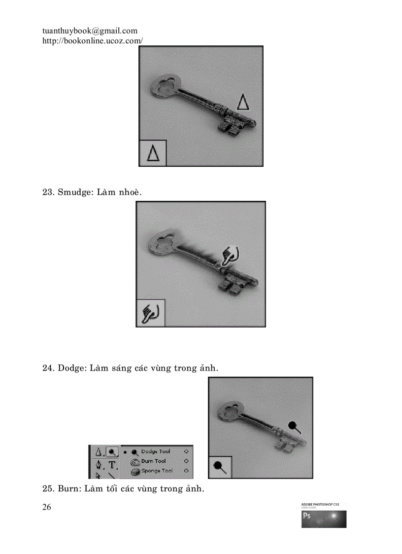 image for page Sách hướng dẫn học Adobe Photoshop CS3