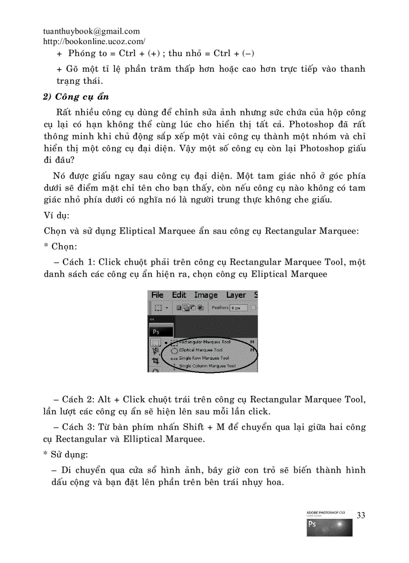 image for page Sách hướng dẫn học Adobe Photoshop CS3