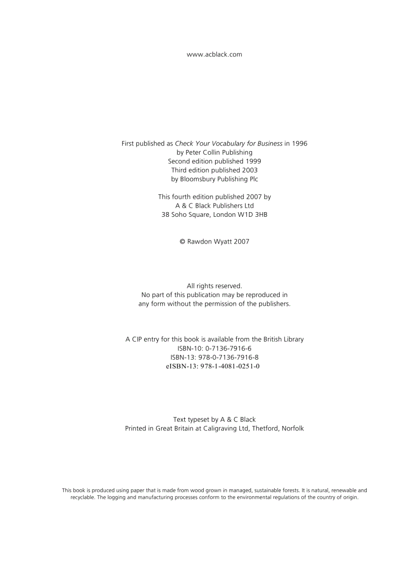 image for page Check Your English Vocabulary for Business and Administration