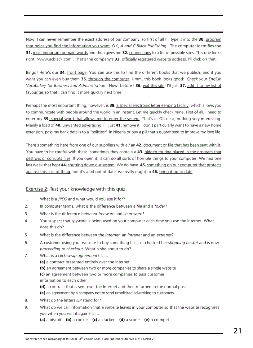 image for page Check Your English Vocabulary for Business and Administration