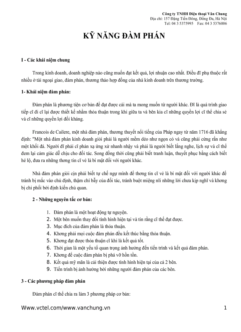 image for page Kỹ năng đàm phán