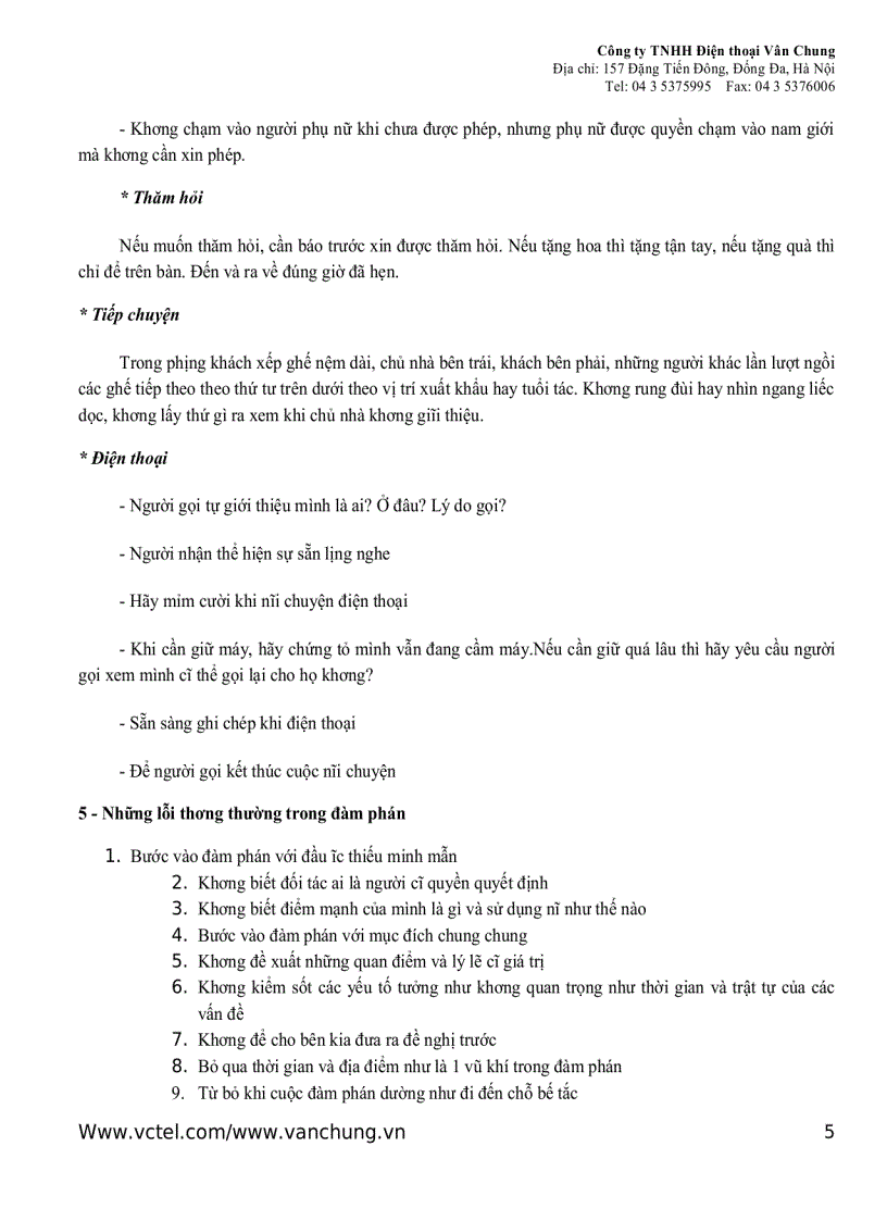 image for page Kỹ năng đàm phán