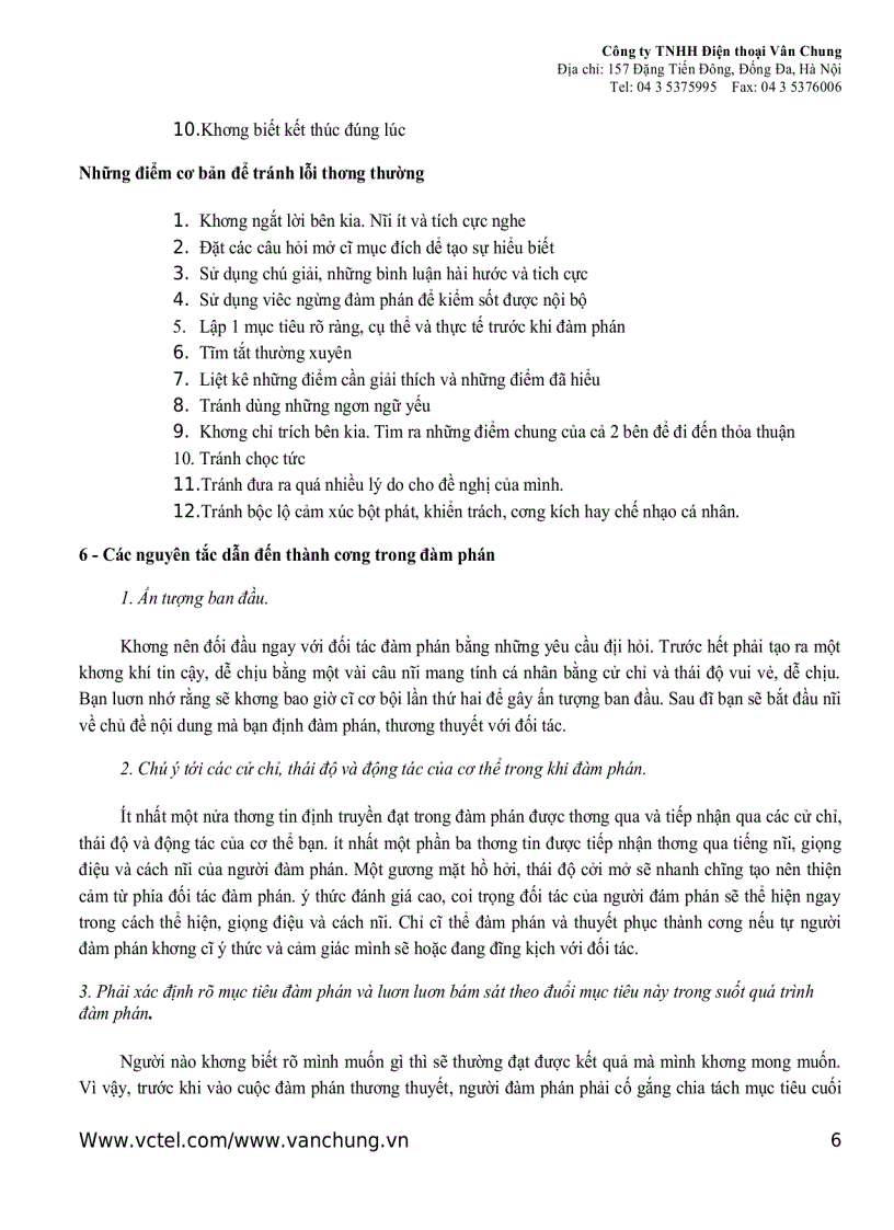 image for page Kỹ năng đàm phán