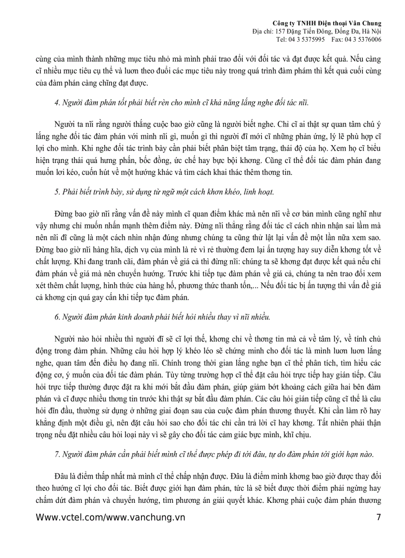 image for page Kỹ năng đàm phán