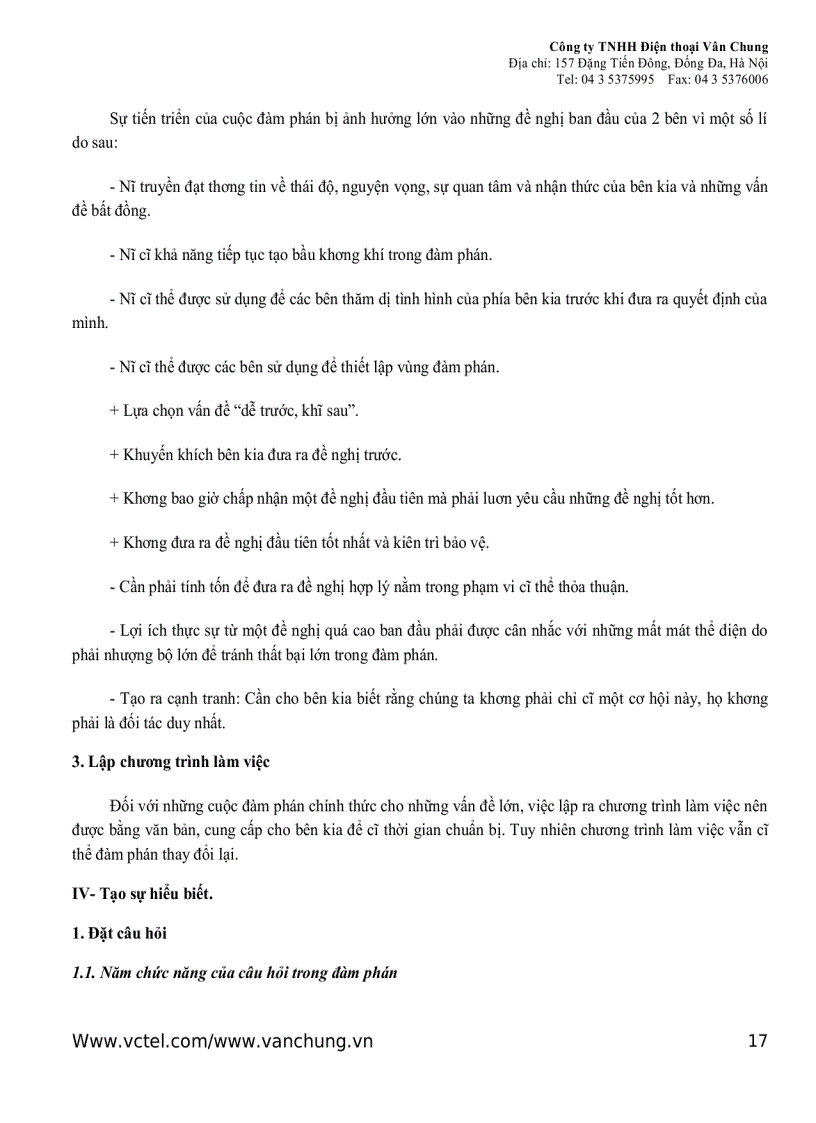 image for page Kỹ năng đàm phán