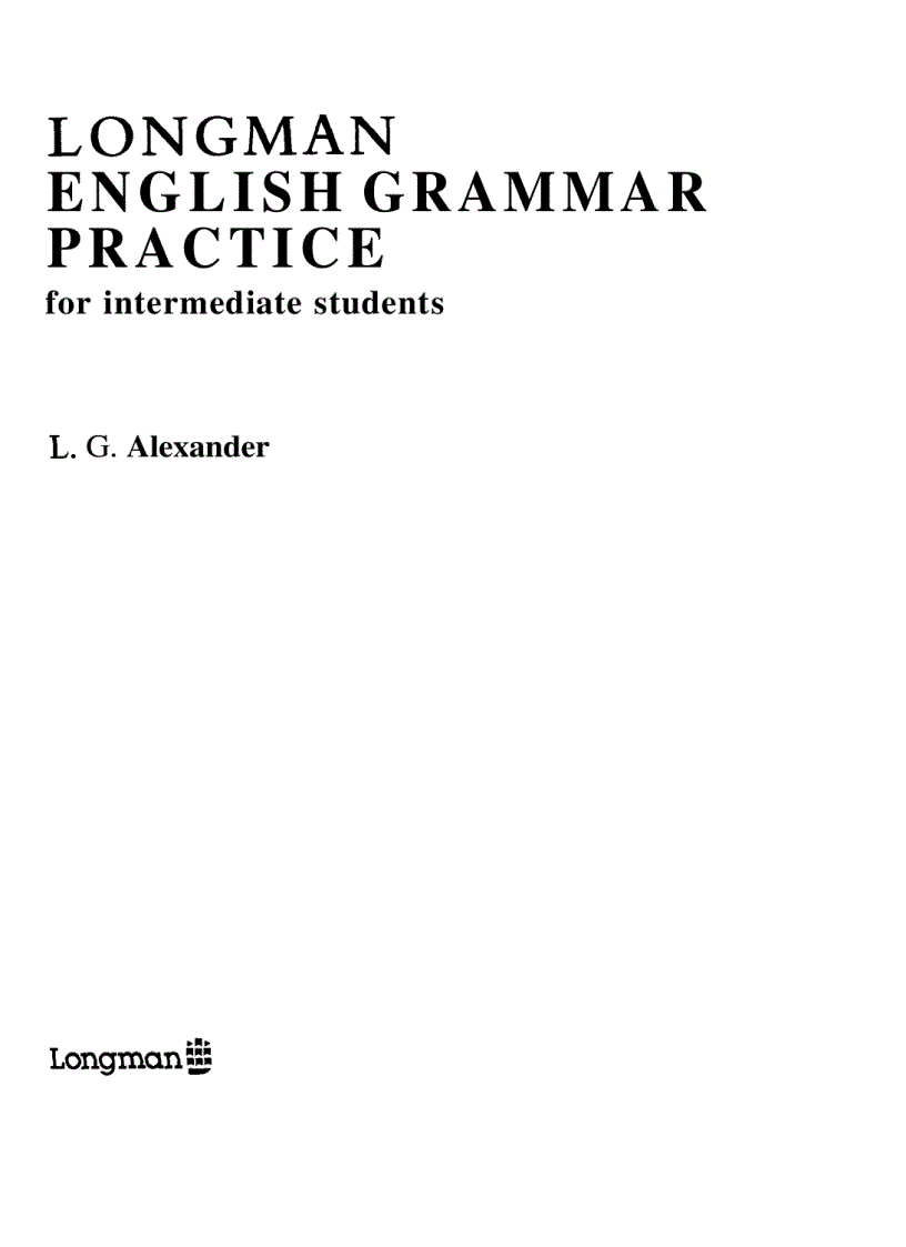 LongMan English Grammar Practice