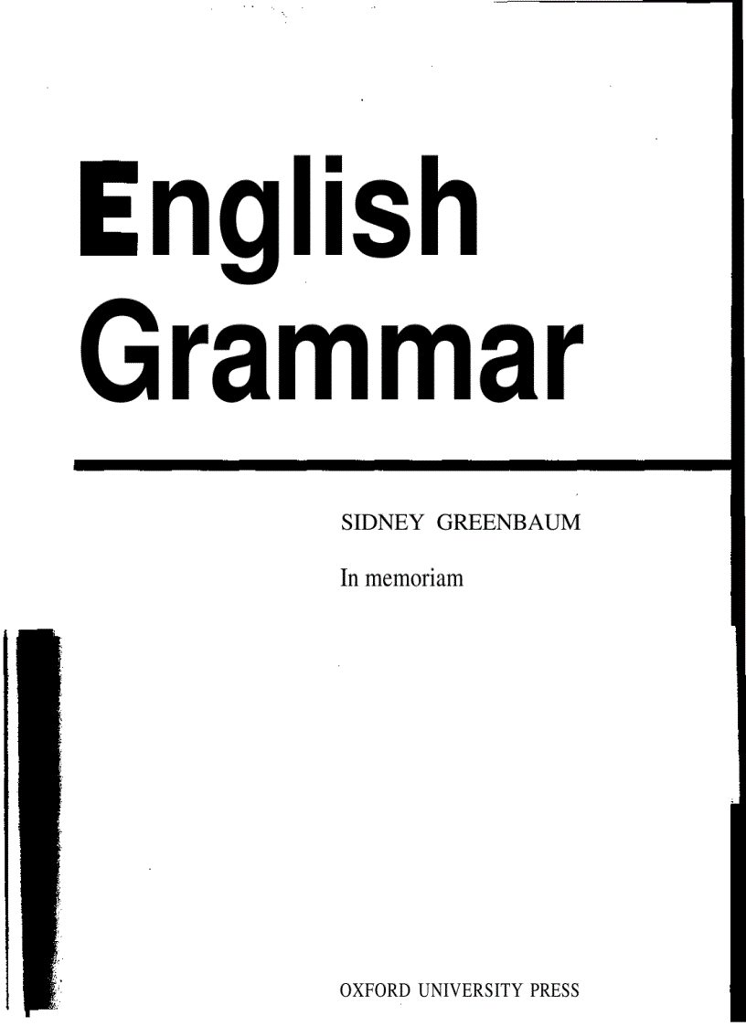 Oxford English Grammar