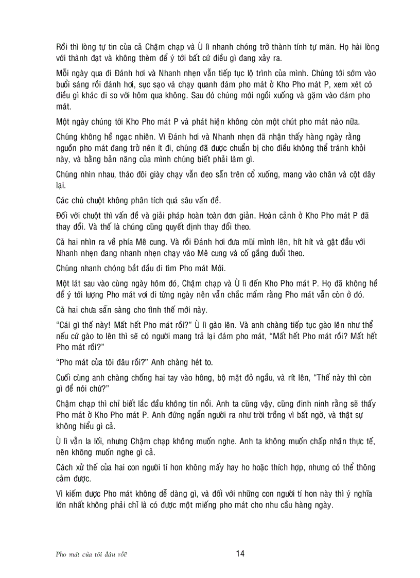 image for page Pho mát của tôi đâu rồi