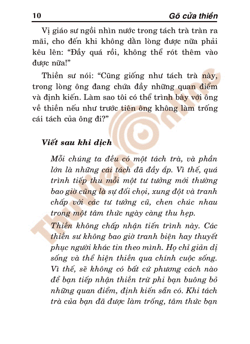 image for page Gõ cửa thiền
