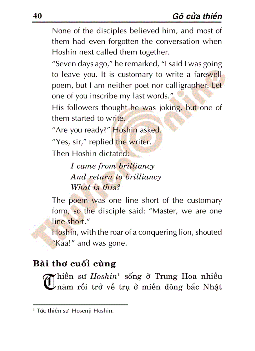 image for page Gõ cửa thiền