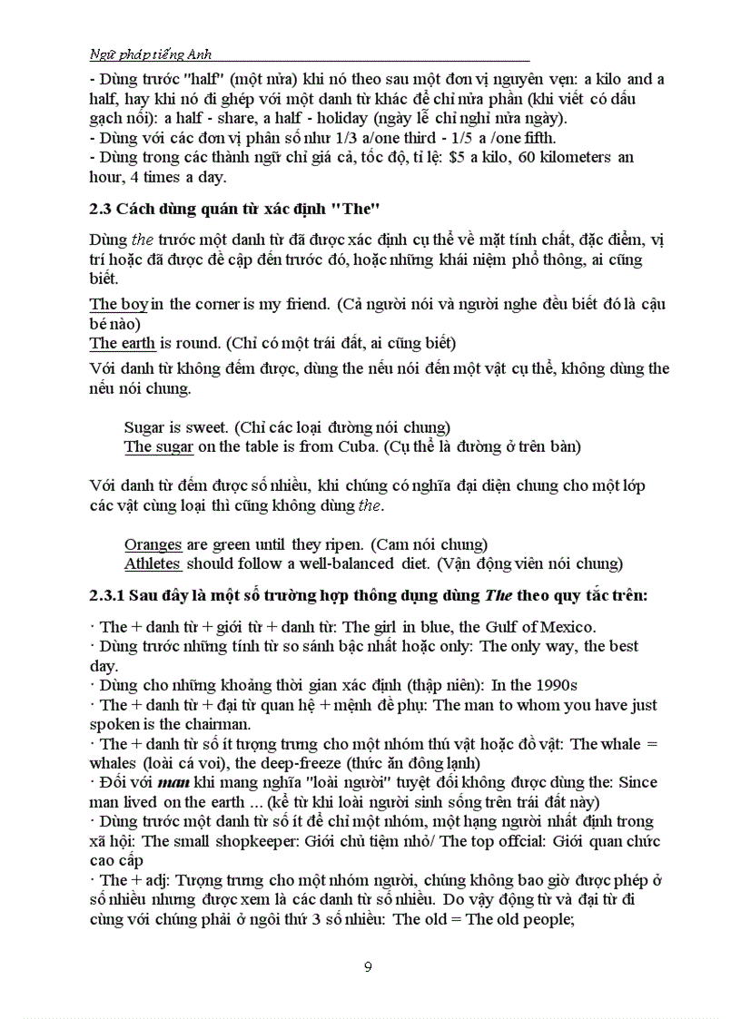 image for page Tóm lược ngữ pháp tiếng Anh dùng ôn luyện thi