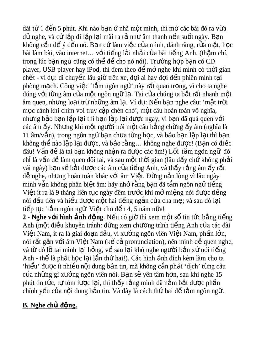 image for page Hướng dẫn cách học tiếng anh 1