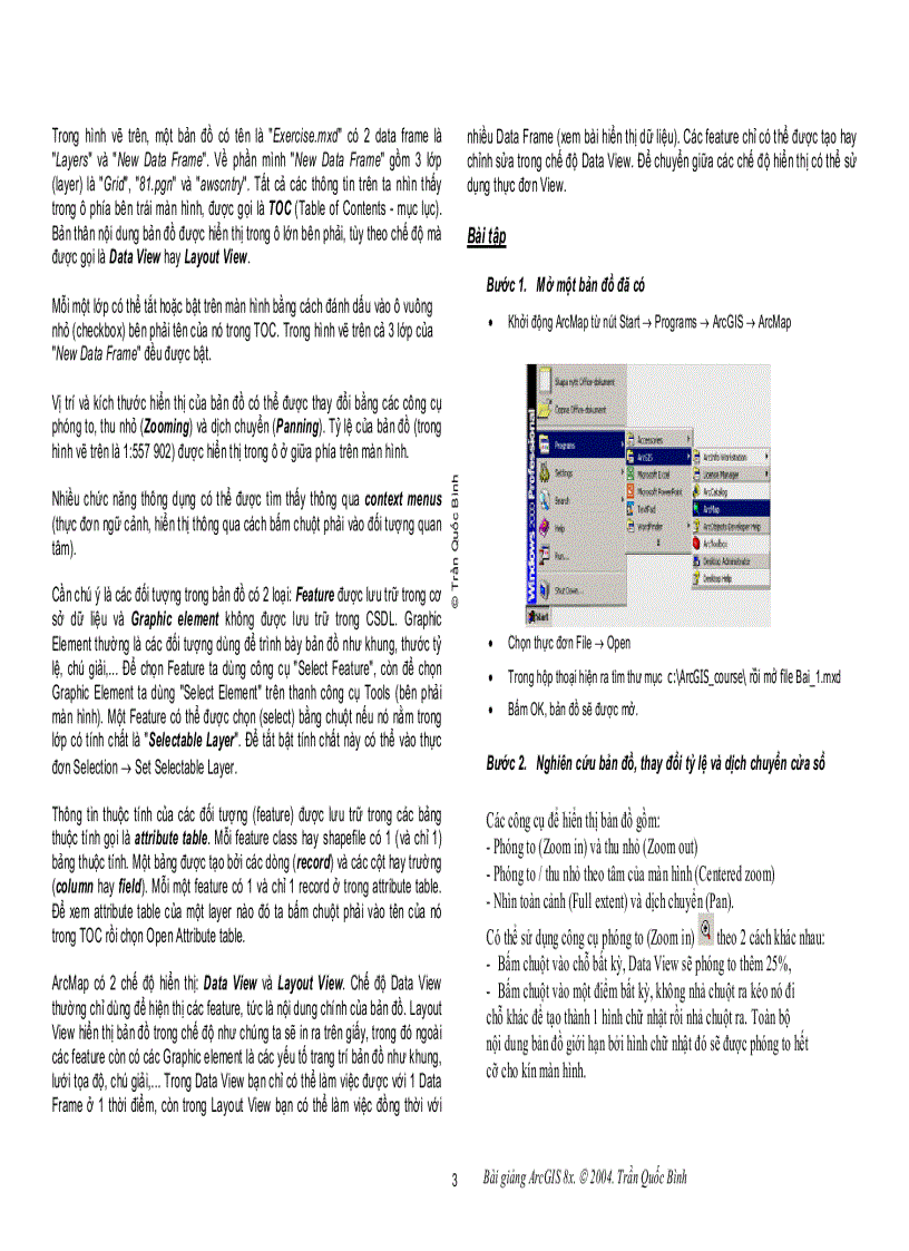 image for page Hướng dẫn sử dụng phần mềm argis