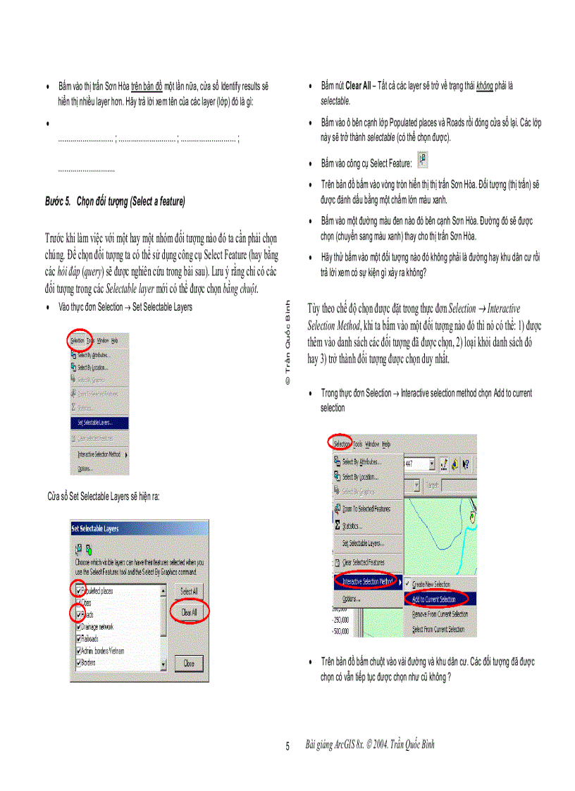 image for page Hướng dẫn sử dụng phần mềm argis