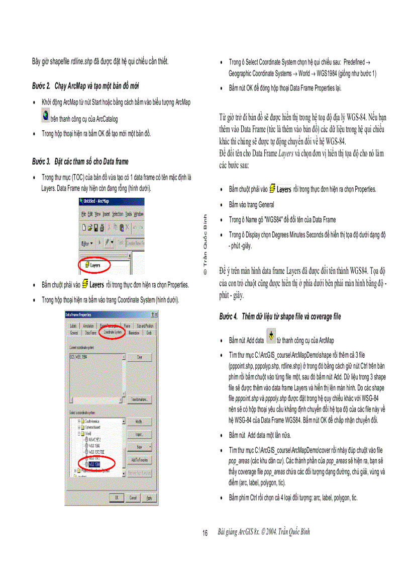 image for page Hướng dẫn sử dụng phần mềm argis