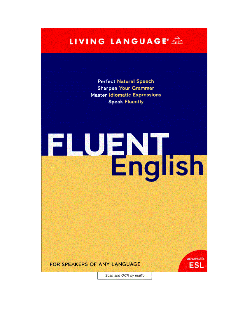 Ebook speaking fluent english FLUENT English