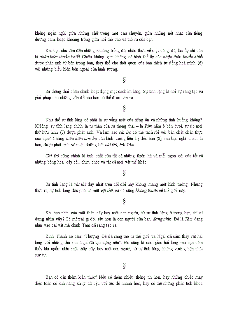 image for page Sức Mạnh của Tĩnh Lặng Eckhart Tolle