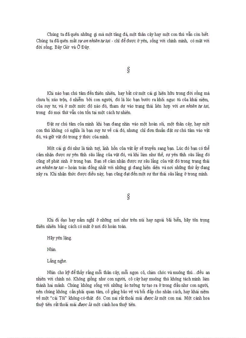 image for page Sức Mạnh của Tĩnh Lặng Eckhart Tolle