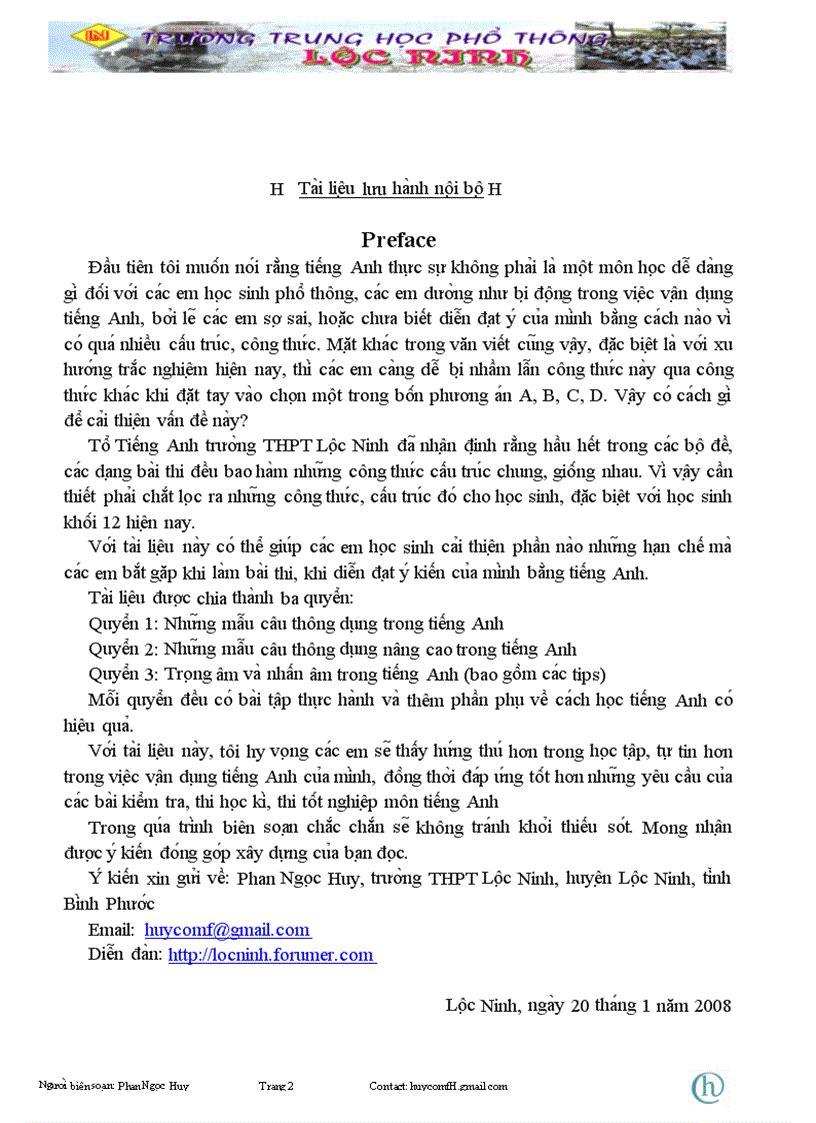 image for page Những mẫu câu thông dụng trong tiếng Anh TG Phan Ngọc Huy