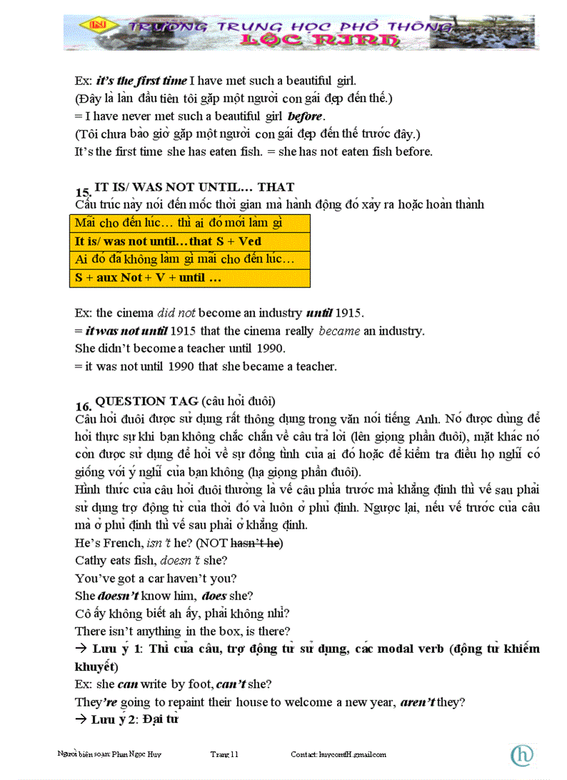 image for page Những mẫu câu thông dụng trong tiếng Anh TG Phan Ngọc Huy