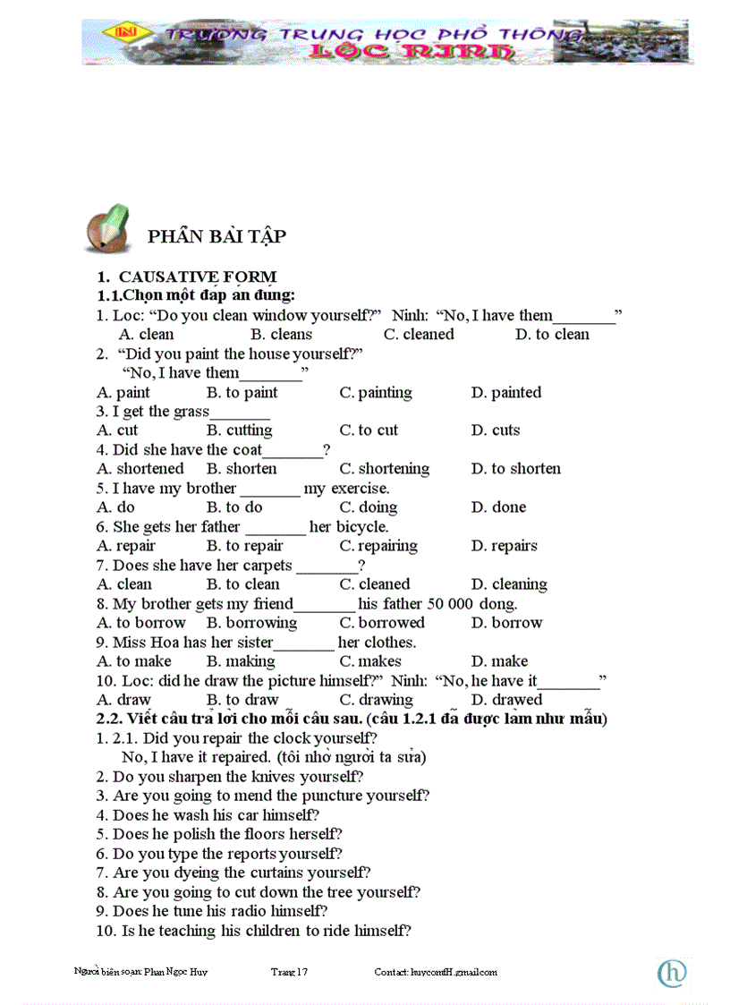 image for page Những mẫu câu thông dụng trong tiếng Anh TG Phan Ngọc Huy