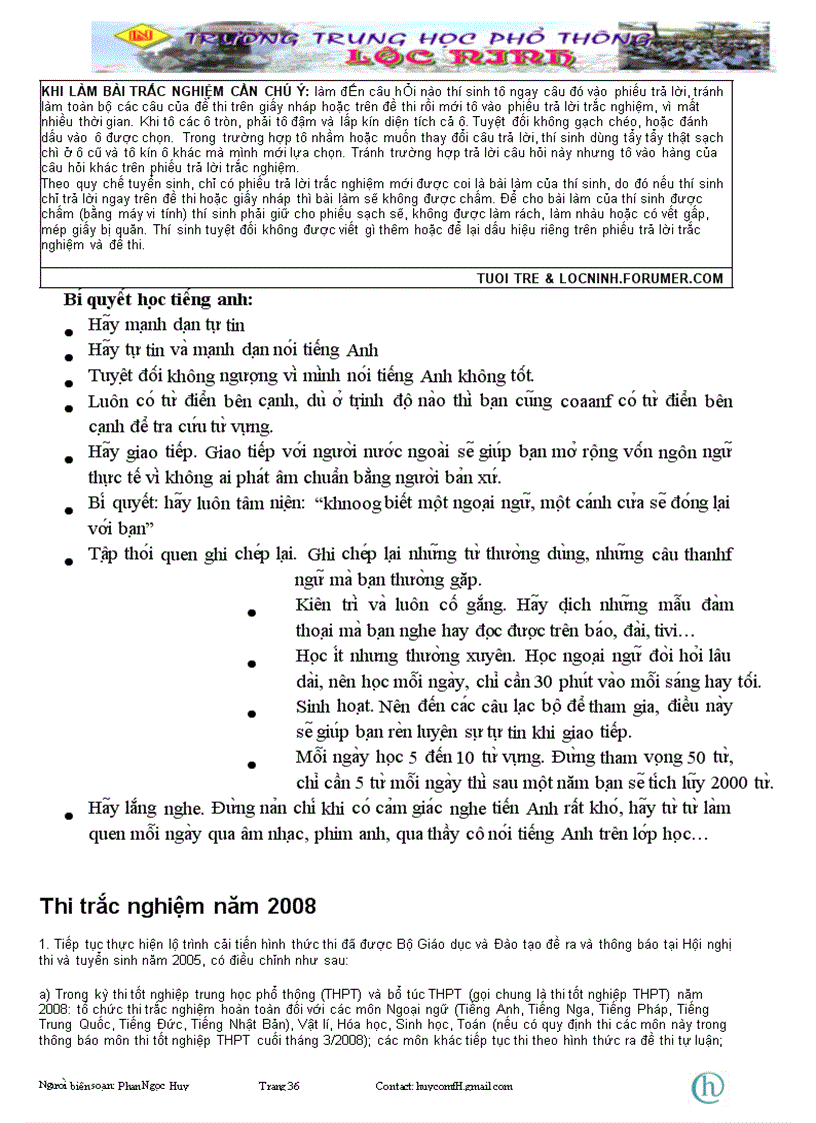 image for page Những mẫu câu thông dụng trong tiếng Anh TG Phan Ngọc Huy