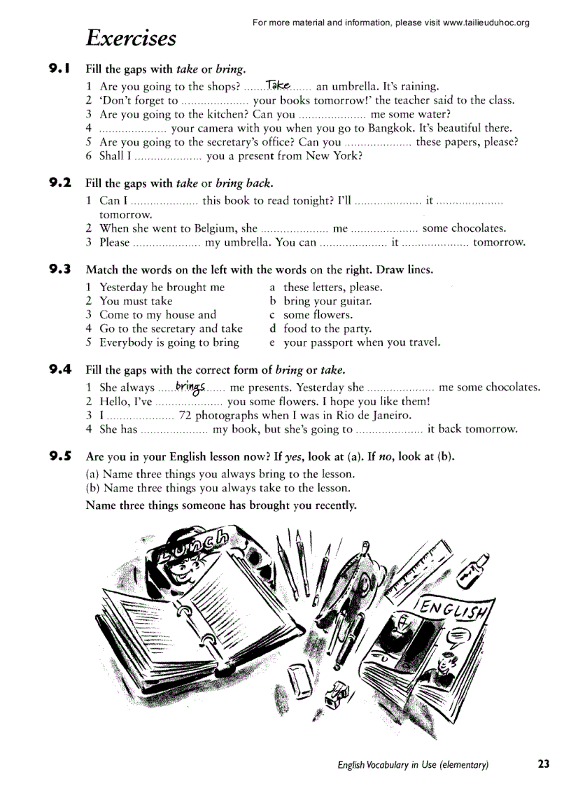 image for page Sách tiếng anh english vocab in use elementary