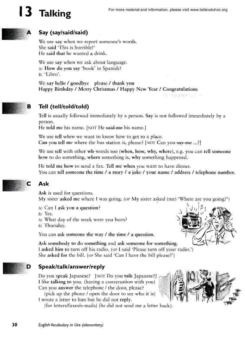 image for page Sách tiếng anh english vocab in use elementary