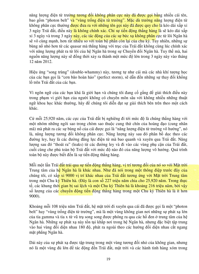 image for page Biến Động Của Trái Đất từ đây đến năm 2012 Lời cảnh tỉnh của các Thiên Thần Chu kỳ Vĩ đại Sách Cực hay của nhà ngoại cảm Salrachele 1