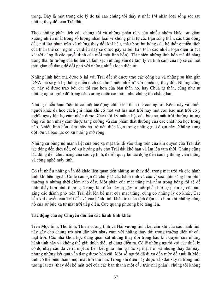 image for page Biến Động Của Trái Đất từ đây đến năm 2012 Lời cảnh tỉnh của các Thiên Thần Chu kỳ Vĩ đại Sách Cực hay của nhà ngoại cảm Salrachele 1