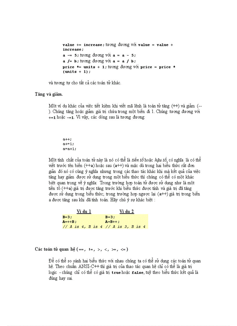 image for page Cấu Trúc Của Một Chương Trình C