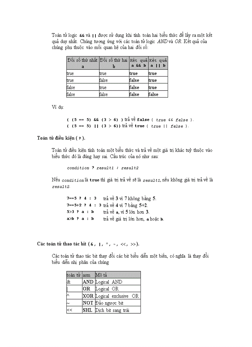 image for page Cấu Trúc Của Một Chương Trình C