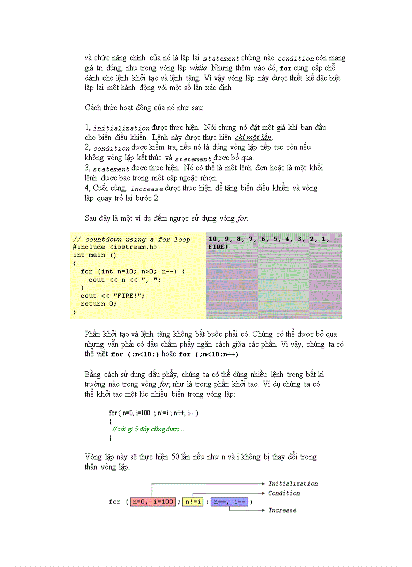 image for page Cấu Trúc Của Một Chương Trình C