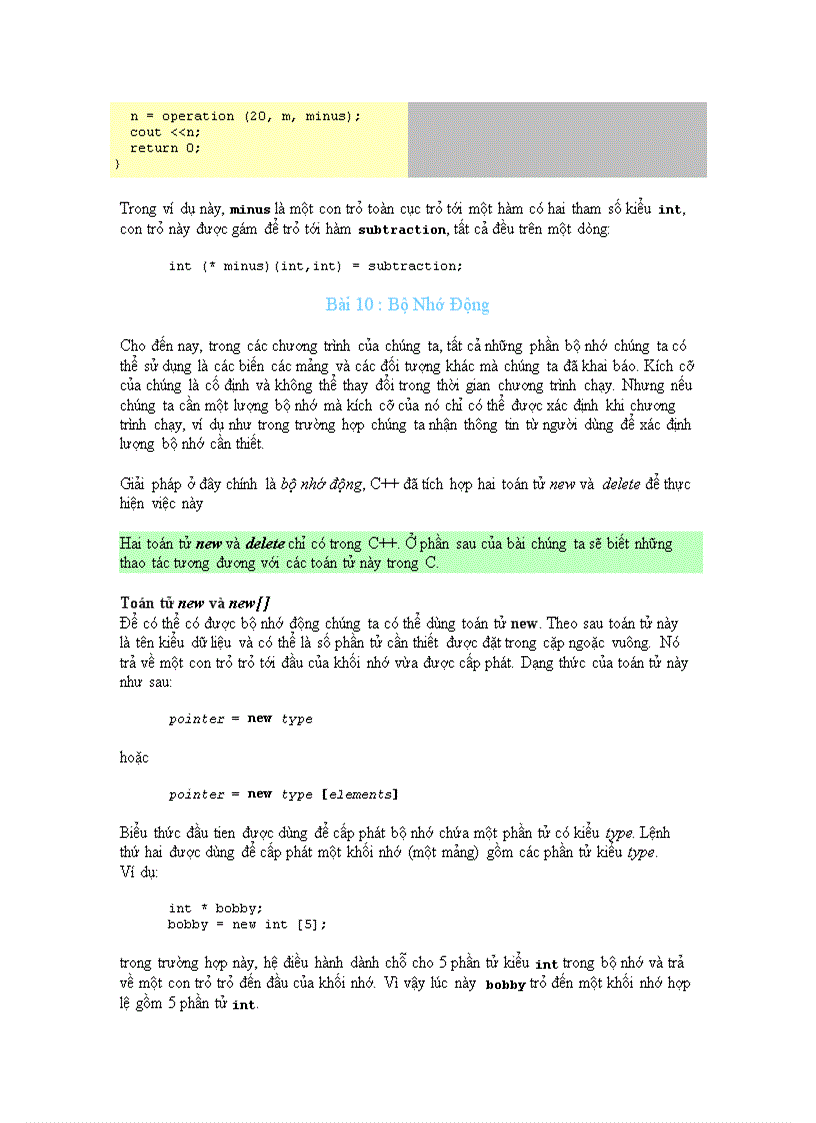 image for page Cấu Trúc Của Một Chương Trình C