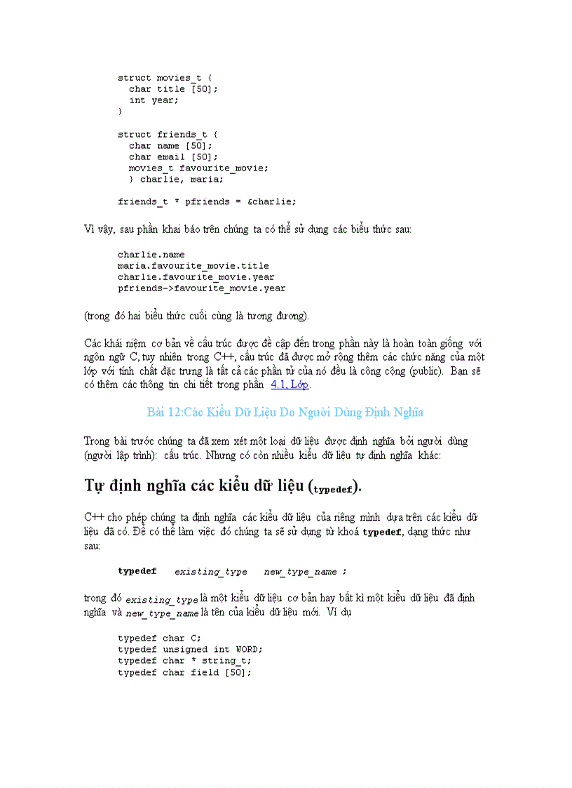 image for page Cấu Trúc Của Một Chương Trình C