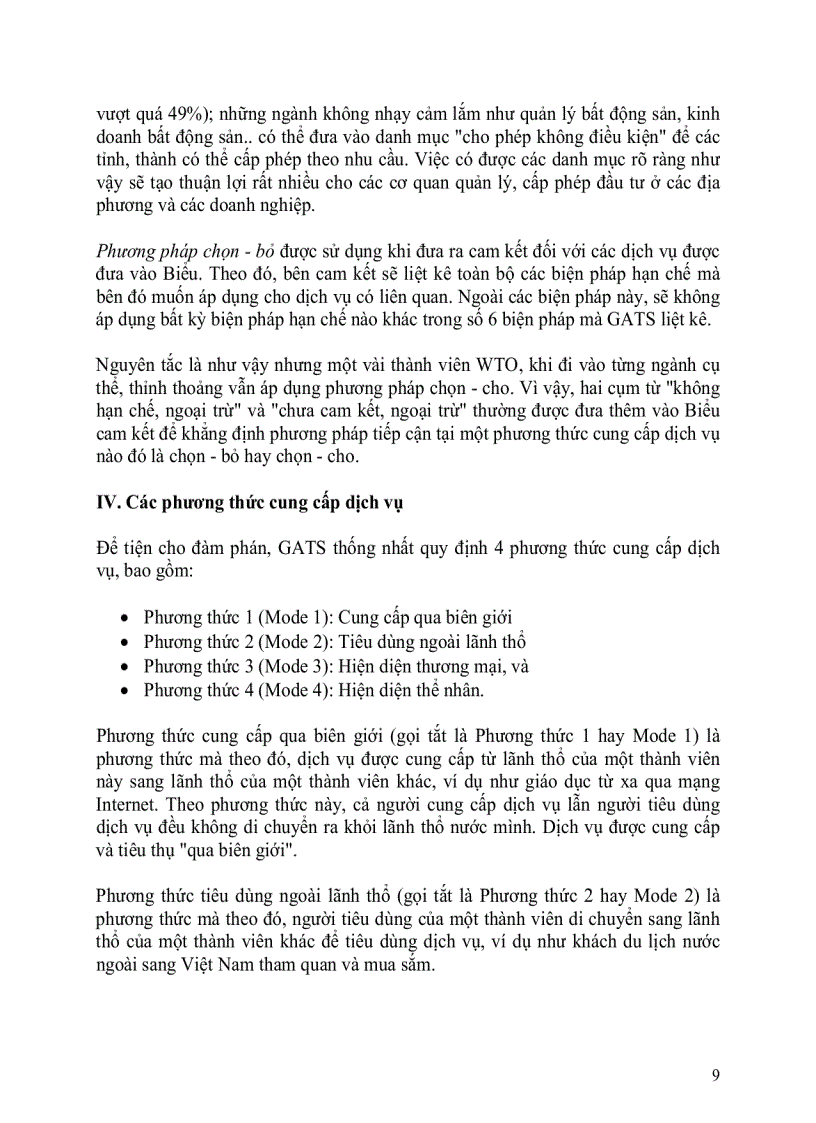 image for page Cam kết về dịch vụ khi gia nhập WTO bình luận của người trong cuộc