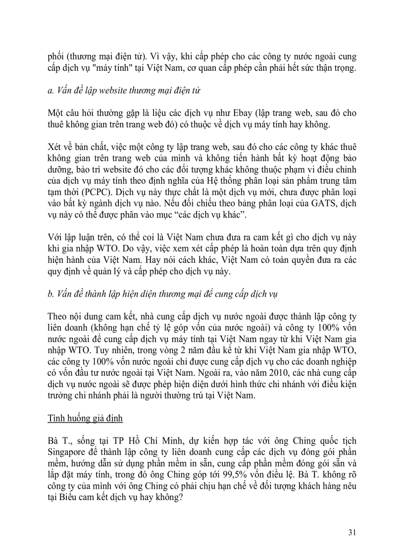 image for page Cam kết về dịch vụ khi gia nhập WTO bình luận của người trong cuộc