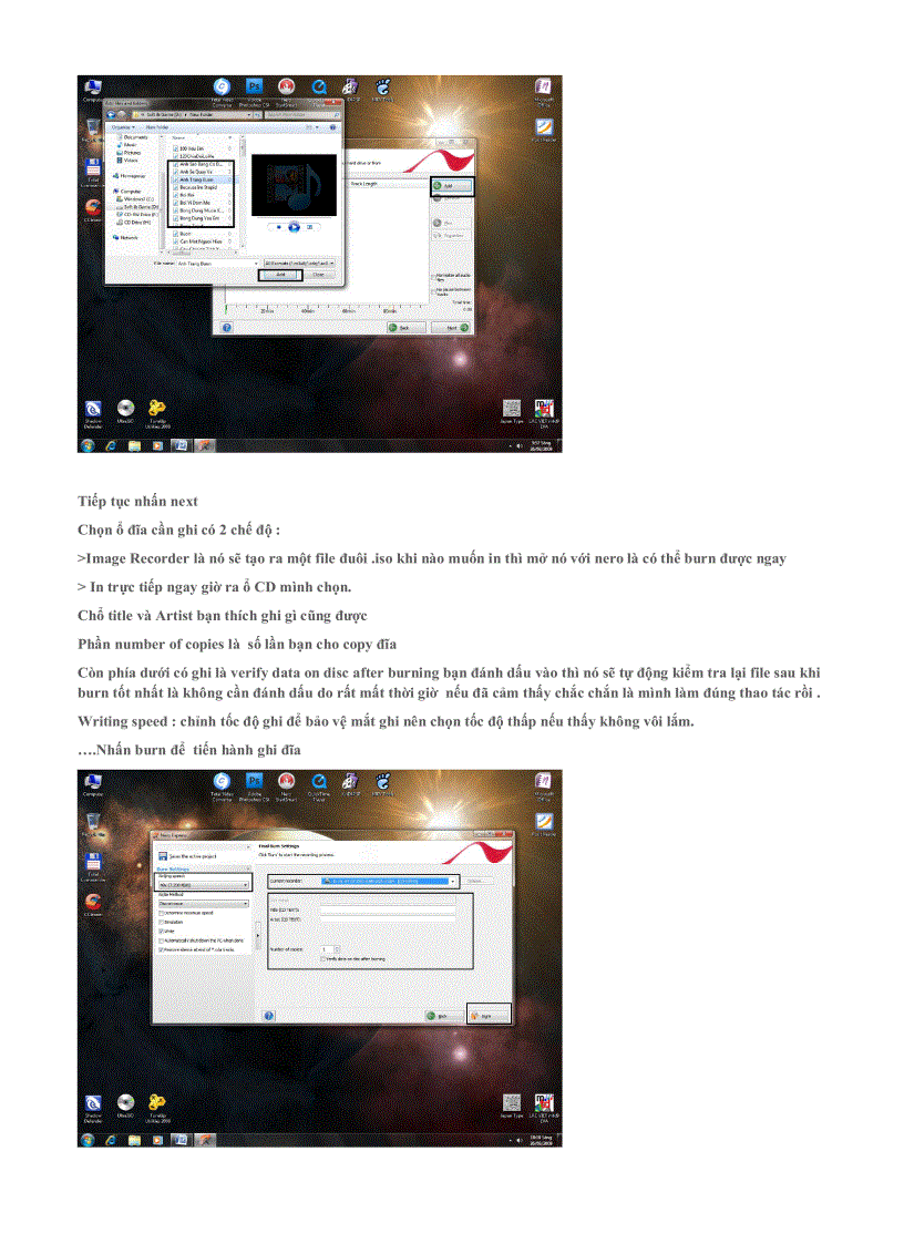 image for page Hướng dẫn sử dụng nero 9 để sao chép và ghi đĩa bằng hình ảnh