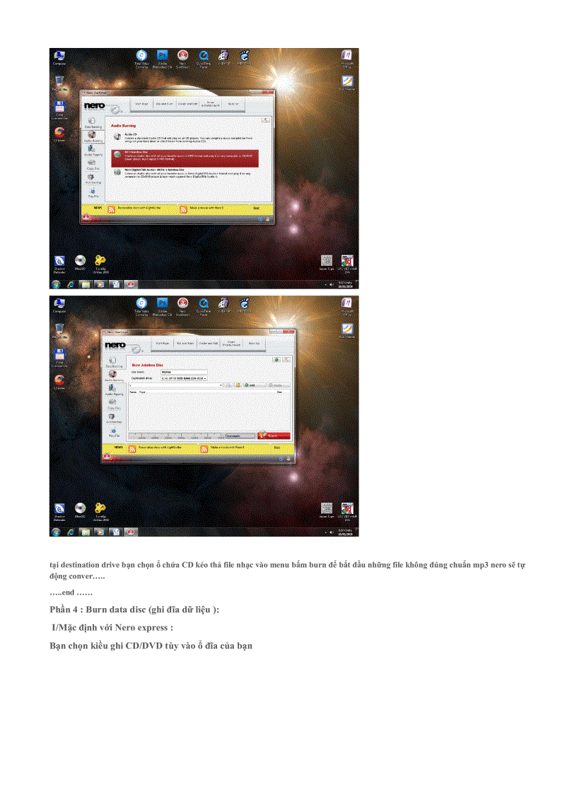image for page Hướng dẫn sử dụng nero 9 để sao chép và ghi đĩa bằng hình ảnh