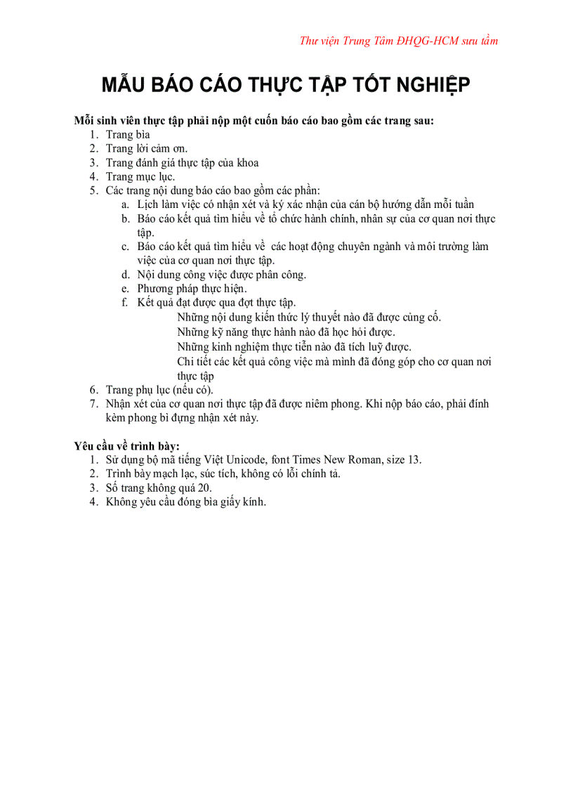 image for page Mẫu báo cáo thực tập