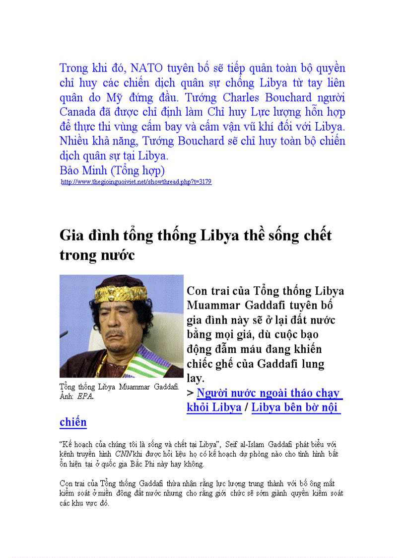 image for page Kadafi và cuộc chiến với NATO