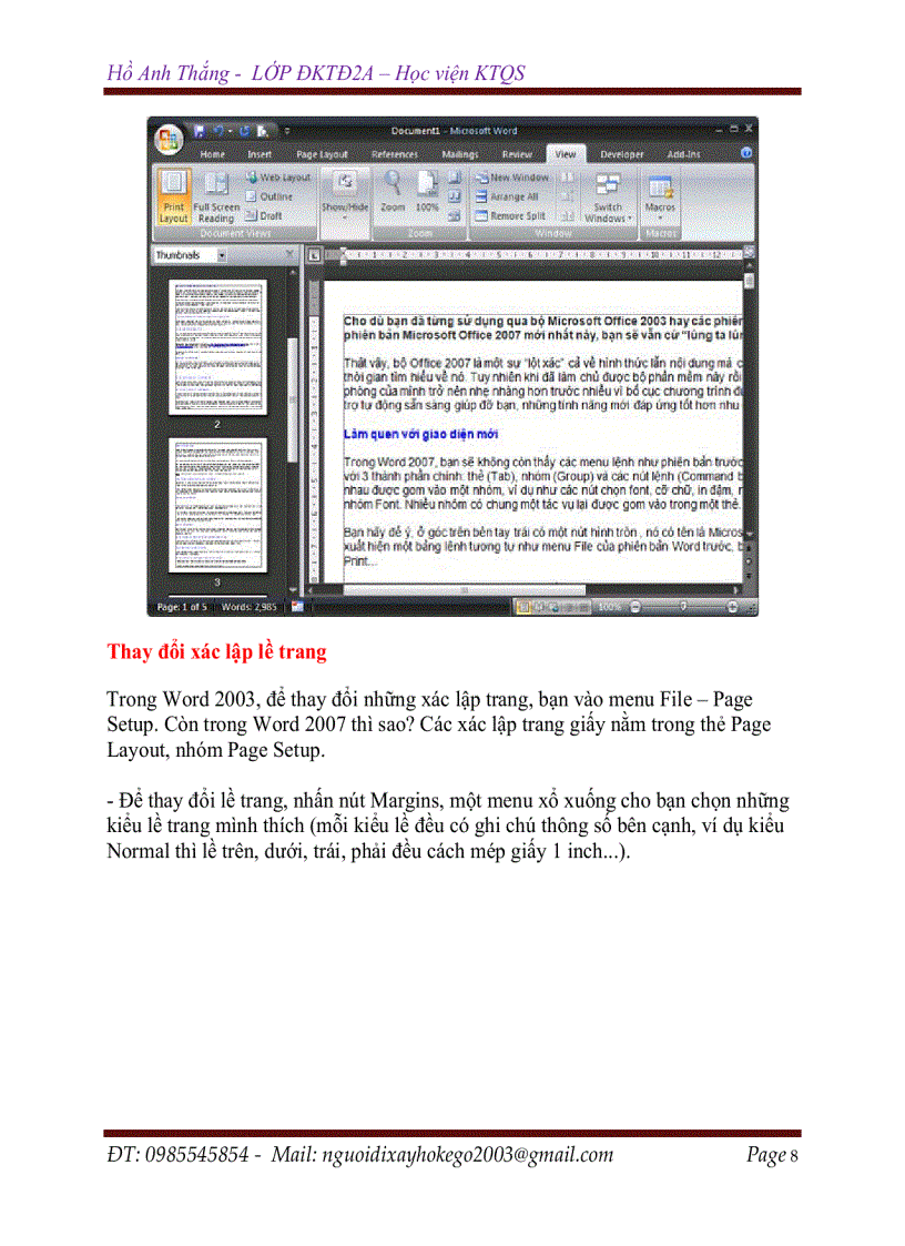 image for page Hướng dẫn office 2007