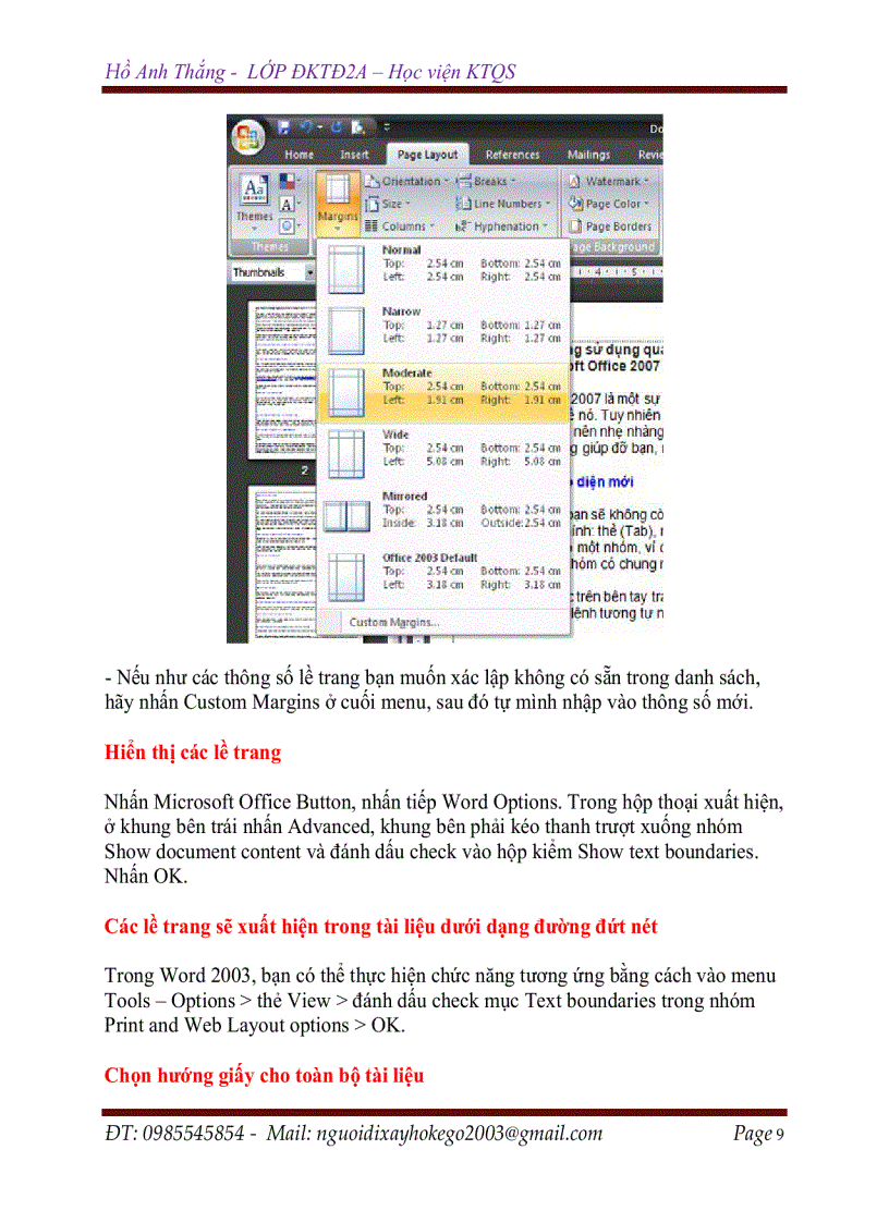 image for page Hướng dẫn office 2007