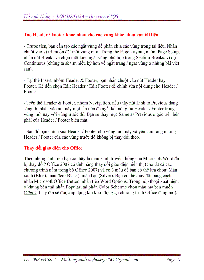 image for page Hướng dẫn office 2007