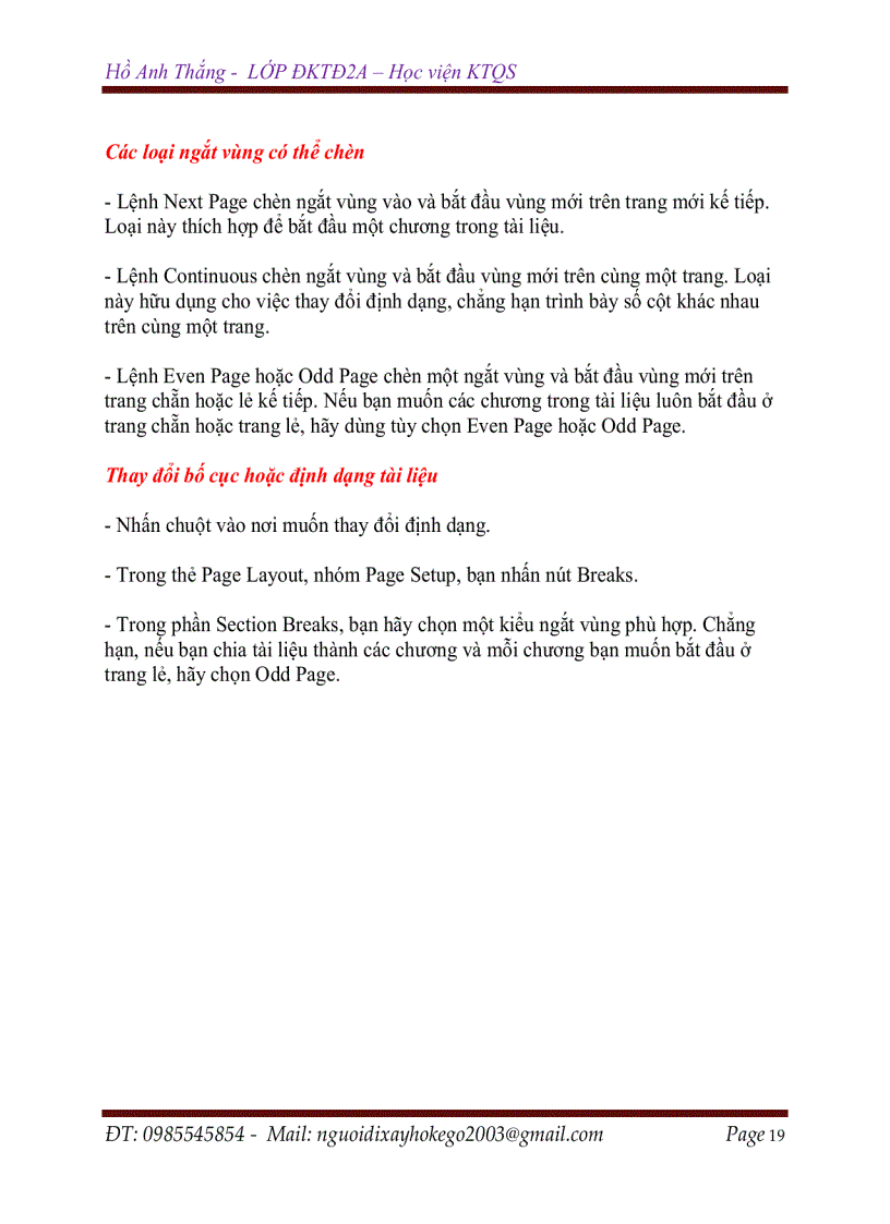 image for page Hướng dẫn office 2007